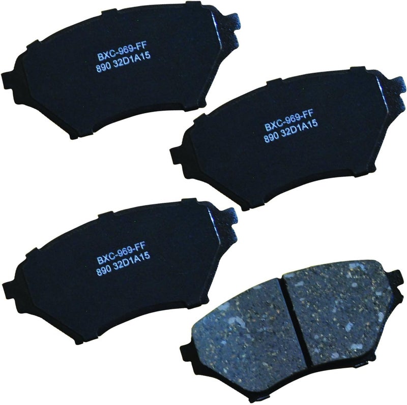 Bendix Premium SBC890 Ceramic Front Brake Pads for Mazda Miata 2005-2001 - Image 1